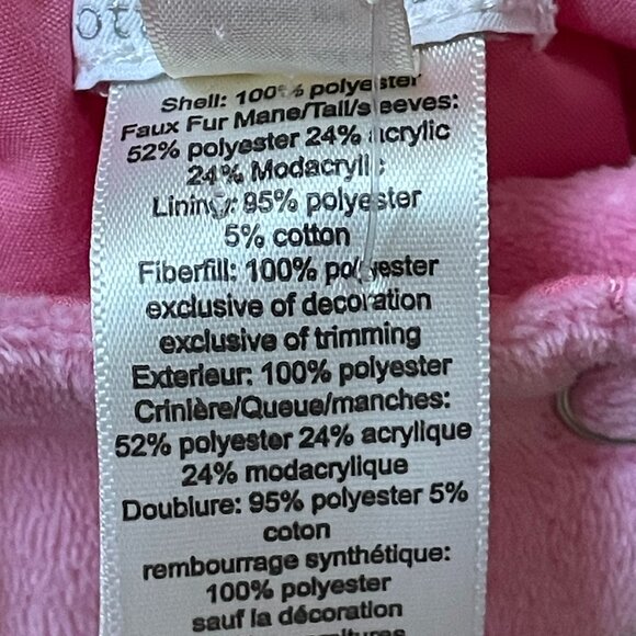 Pottery Barn Kids 12-24m Toddler Baby pink Flamingo Halloween Costume Bodysuit - Picture 9 of 9